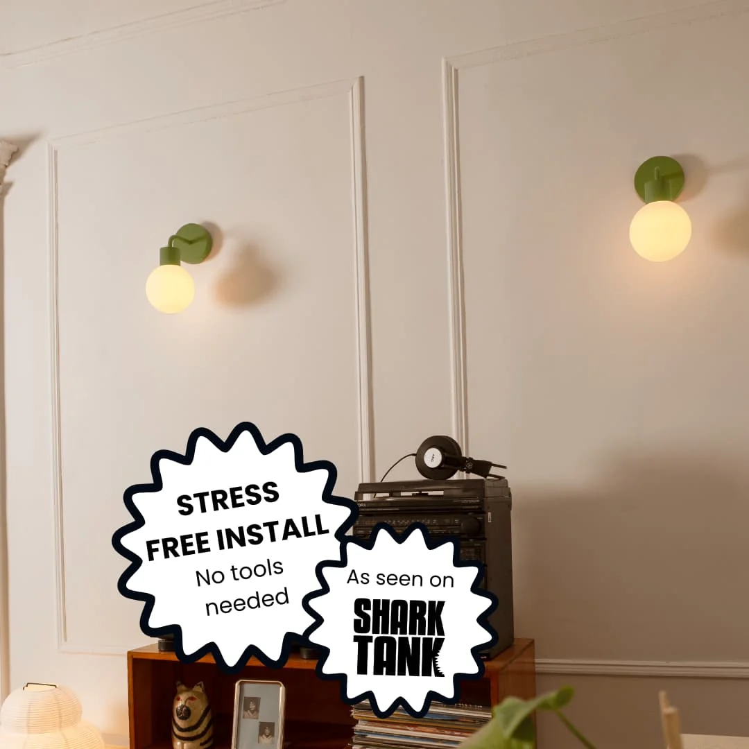 Poplight Renter-Friendly Rechargeable Wall Sconce 2